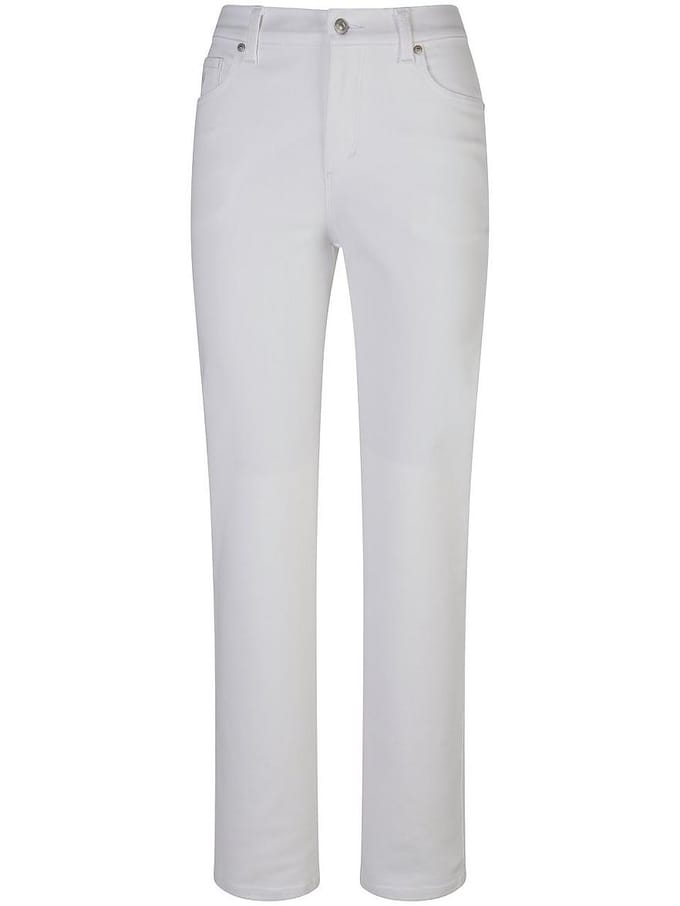 Straight Fit-jeans Van Gloria Vanderbilt wit