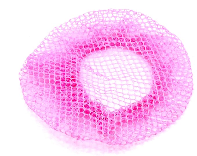 Haarnetje/Knotnetje roze fijn