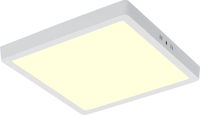 LED Paneel - 30x30 Warm Wit 3000K - 28W Opbouw Vierkant - Mat Wit - Flikkervrij