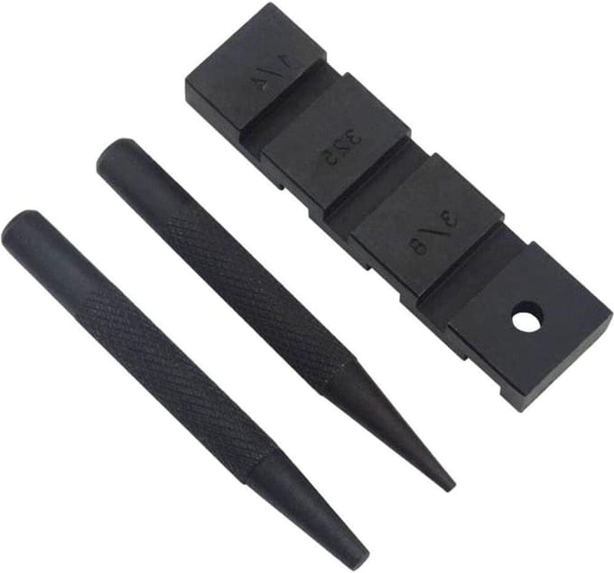Kettingzaag Reparatie Set - Kettingbreker Tool - Ketting Repareren - Compact Draagbaar Ontwerp - 94.5 mm - Zwart