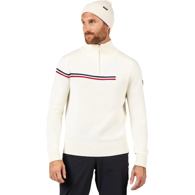 Rossignol Odysseus Merino Half Rits Trui Wit XL Man