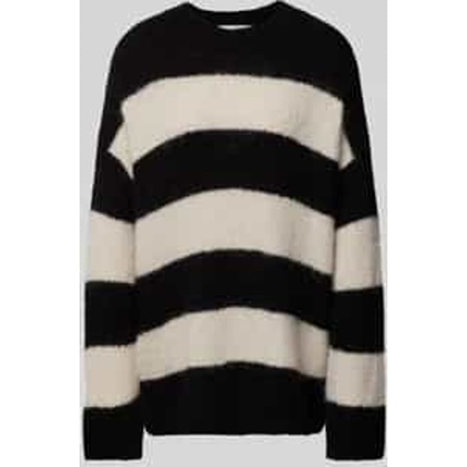 Oversized gebreide pullover met ronde hals, model 'GABELLA'