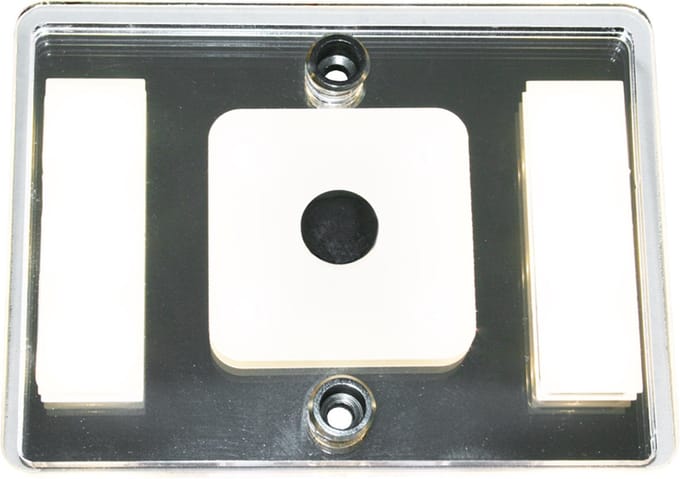 Haba Plafonniere Led Almond - Plafondlamp - Caravanlamp - mat-chroom
