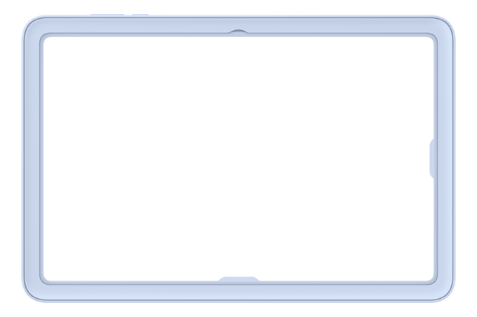 Samsung Galaxy Tab S11 Ultra Tablethoes - Frame Cover - Blauw