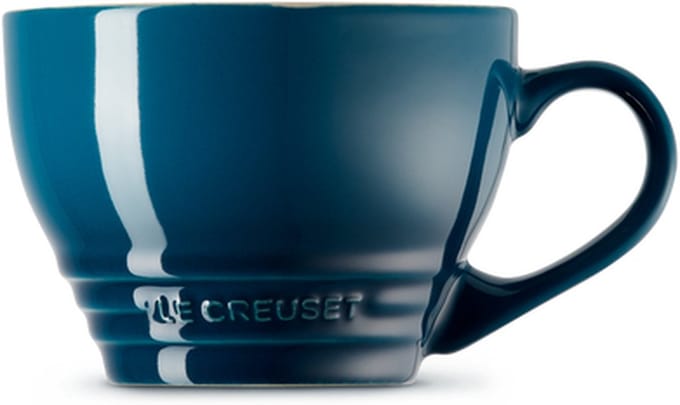 Le Creuset - Grote Cappuccino Mok Deep Teal 0,4l