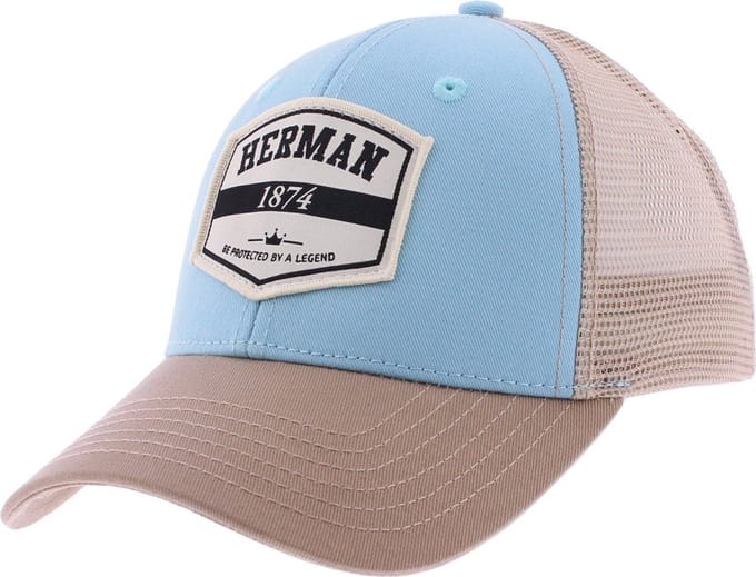 Herman Frontera trucker snapback ciel/beige
