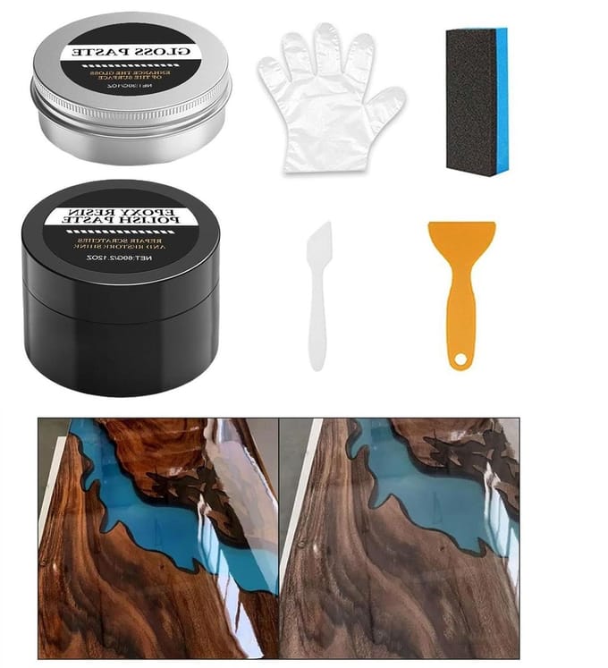 Epoxy Polijstset - Hars Krasverwijderaar - Onderhoud Kunst - Progressieve Technologie - 60g 30g - Niet gespecificeerd