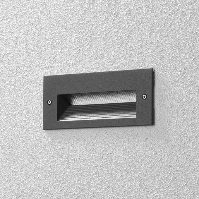 BEGA 33053 LED-wandmontage 3.000K grafiet 17 cm