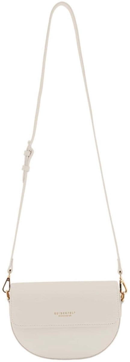 SEIDENFELT MANUFAKTUR schoudertas Arvaja Saddle Bag Beige crème