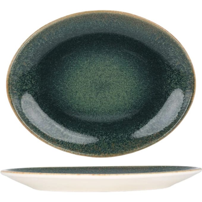 Bonna Serveerschaal - Ore Mar - Porselein - 36x28 cm - set van 2