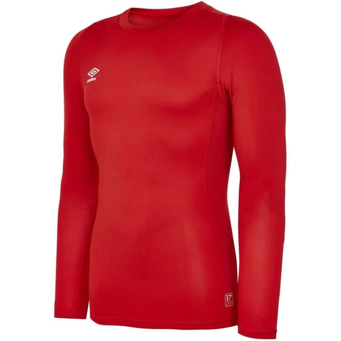 Umbro Kinder/Kids Core Crew Hals Basislaag Top (Vermiljoen)