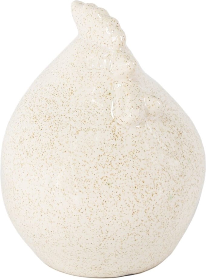 Aardewerk kip beige