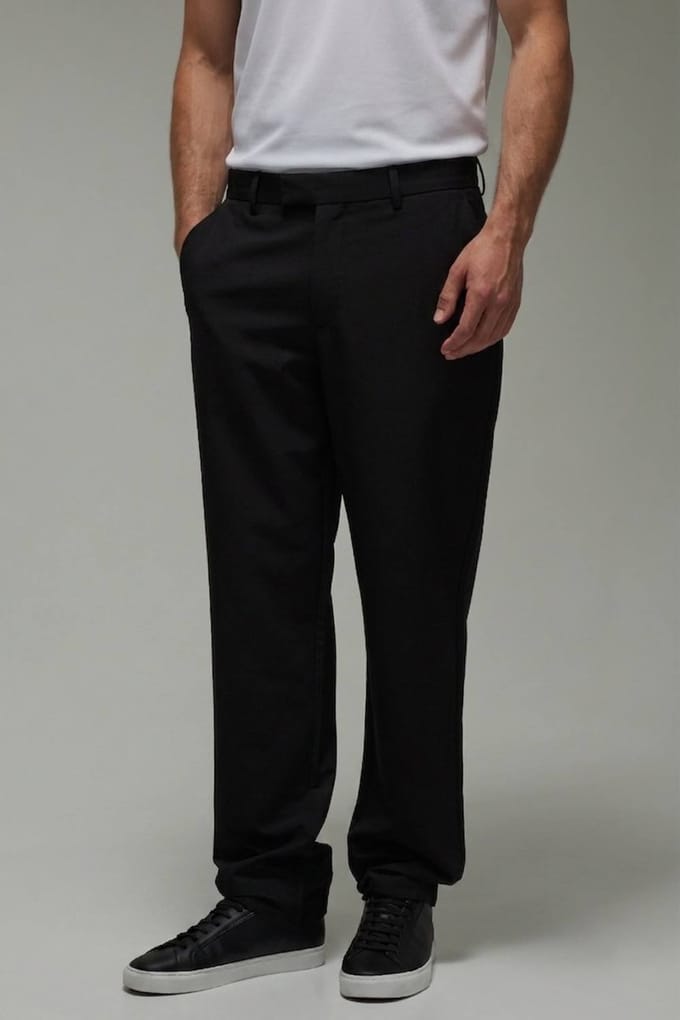 Active Straight Leg Golf Trouser | Black | Size XS