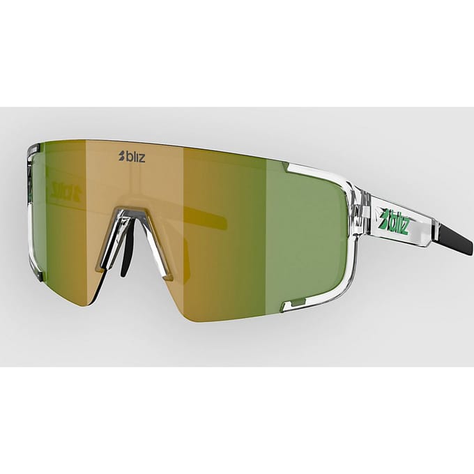Bliz P003 Bril Transparent White - Green Small