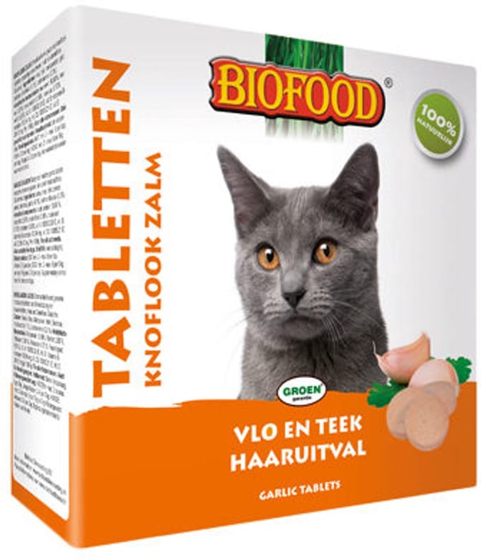 BF®Petfood Kat Knoflooktabletten - Zalm - 2 x 100 stuks