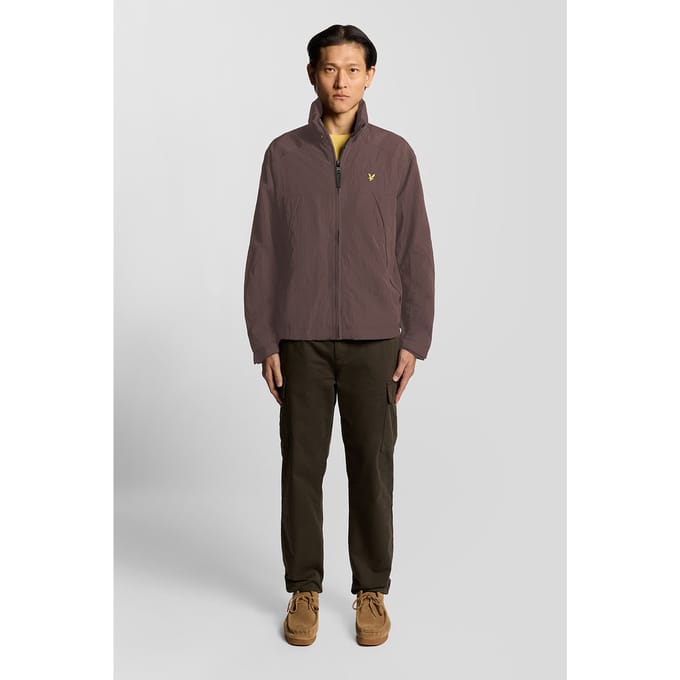 Lyle & Scott Fold Away Hood Jacket Espresso Taglia: M | Giacche leggere Outlet | Uomo