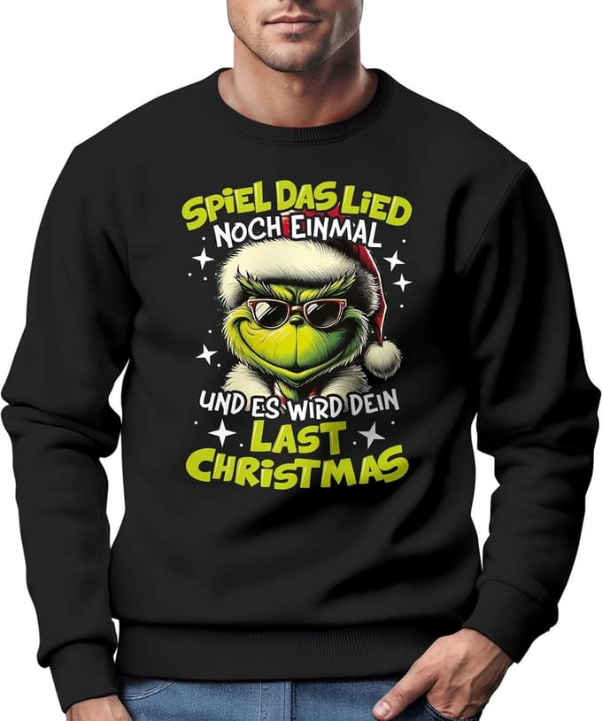 Grappige Kersttrui Mannen met Kerstmis Opdruk - Foute Sweater voor Feestjes