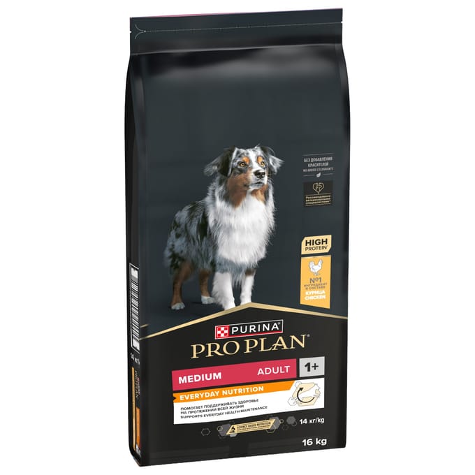 PURINA PRO PLAN Medium Adult Everyday Nutrition - 16 kg