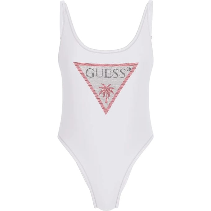 Dames zwempak uit 1 stuk Guess Rhinestone