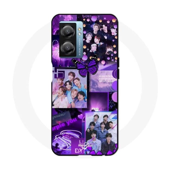 Coque Maniacase pour Narzo 50 5G BTS Concept violet
