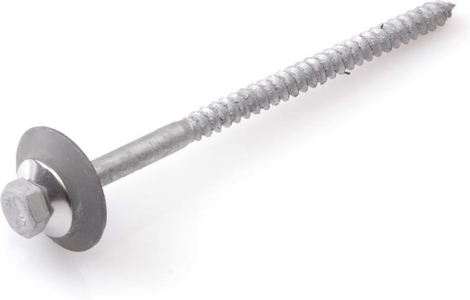 Houtdraadbout Golfplaat 7x110mm termisch verzinkt - 100 stuks