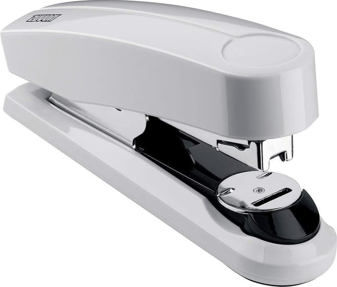 Nietmachine - 50 vellen platte binding - grijs
