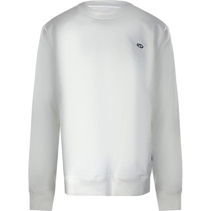 Diesel Heren Logo Sweatshirt (Wit)