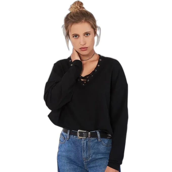 V-hals Dameslichte Top 24 Colours