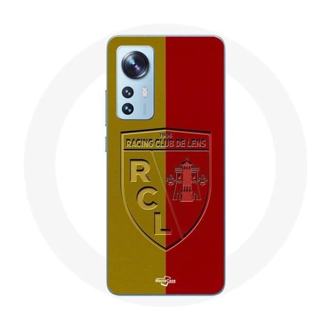 Xiaomi 12X case rcl lens Logo gele en rode achtergrond