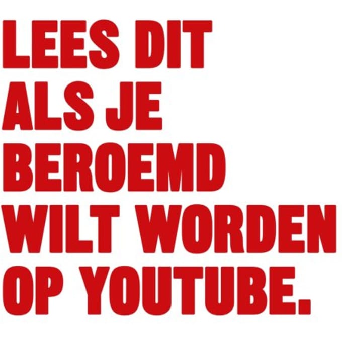 Lees Dit Als Je Beroemd Wilt Worden Op Youtube. - Will Eagle