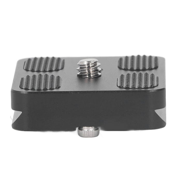Snelkoppelingsplaat 1/4 inch schroef antislip aluminiumlegering universele camera snelkoppeling gray