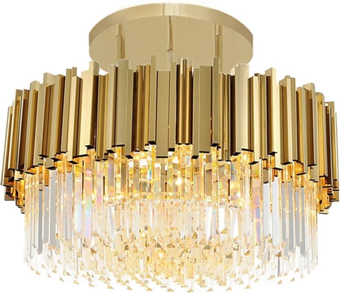Toolight App1100 Plafonnière Goud 40X40X13,5Cm