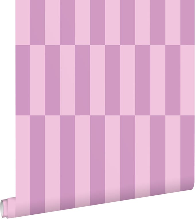 ESTAhome behang strepen paars - 50 x 900 cm - 131422