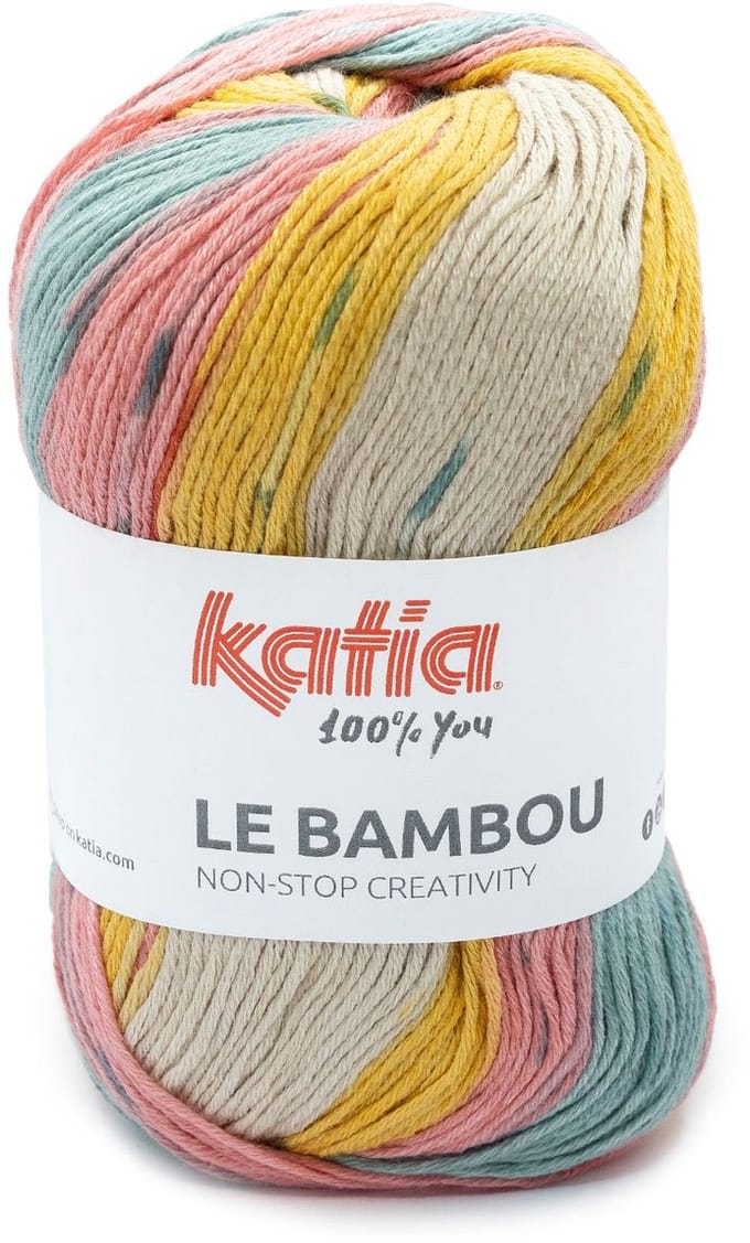 Katia Le Bambou - 104 mojito - Katoen/Bamboegaren met Kleurverloop