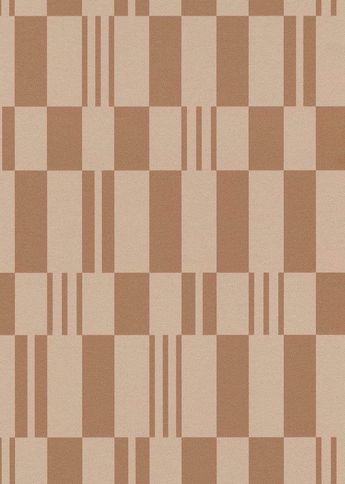 Erismann Vinylbehang 10520-11 - La Terasse - Grafisch Beige - 53cm x 10.05m