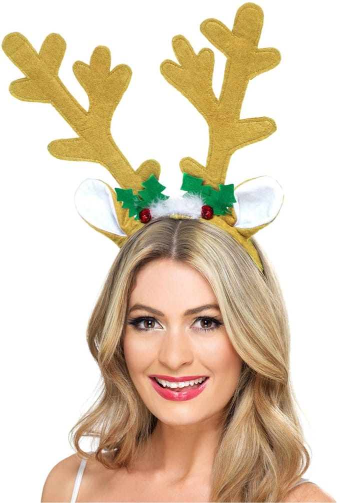 Kerst Haarband Rendier XL
