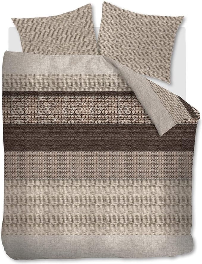 Beddinghouse Mathis dekbedovertrek - Eenpersoons - 140x200/220 cm - Naturel