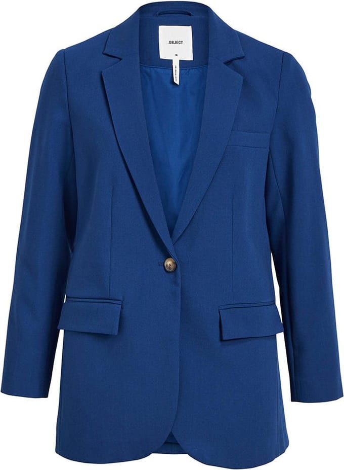 Object Blazer Objsigrid L/s Blazer Noos 23035737 Estate Blue Dames Maat - W36