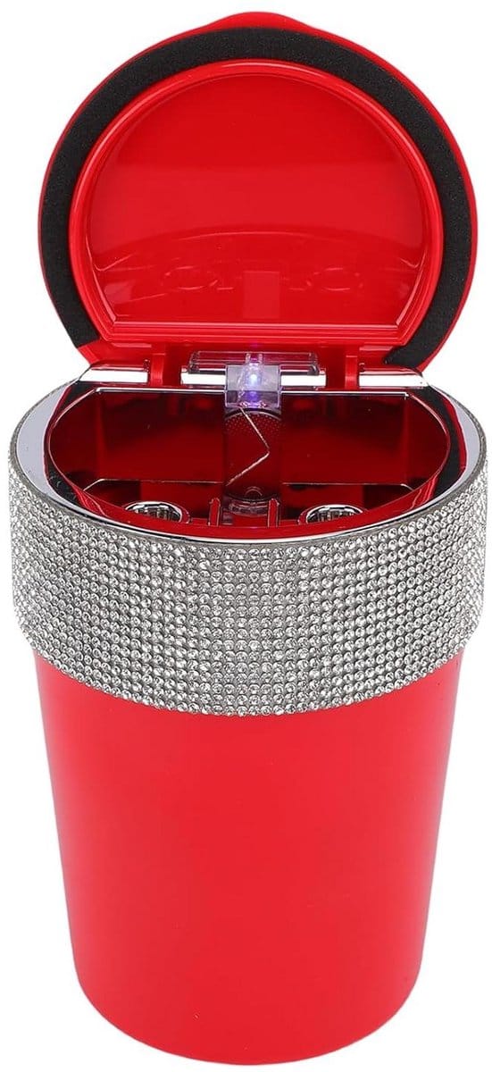 Mini Prullenbak - Afvalbak Sensor - Desktop Opruimen - Automatische Sensor - 800 ml - Rood