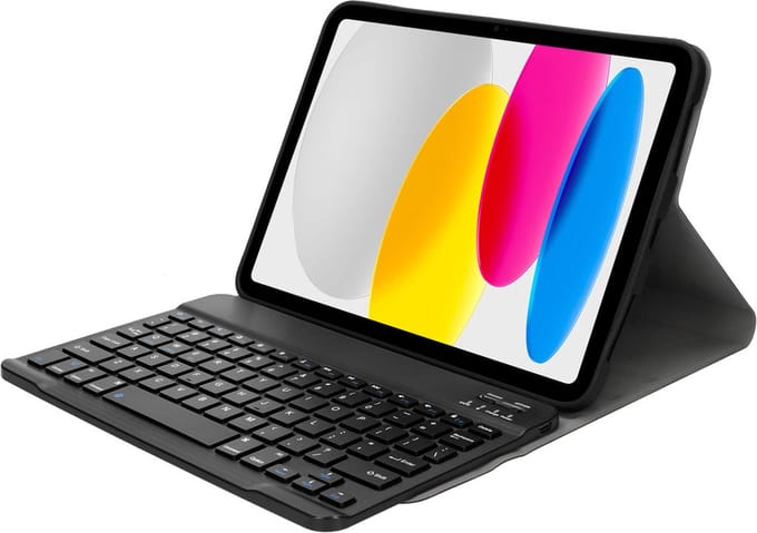 Mobiparts - Blauwtooth Keyboard Case Apple iPad 10.9 (2022)/11 (2025) - Zwart