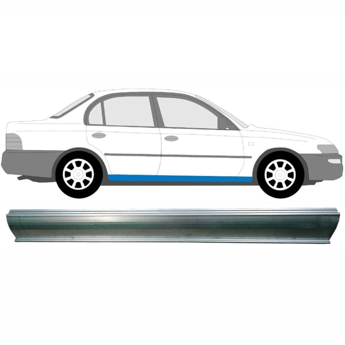 Reparatie dorpel voor Toyota Corolla E10 1991-1998 / Rechts