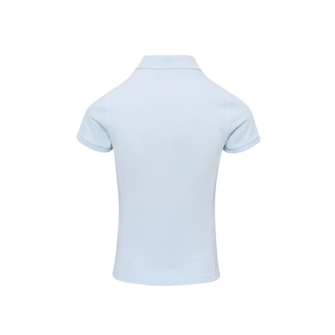Premier Dames/Dames Coolchecker Plus Poloshirt (Lichtblauw)