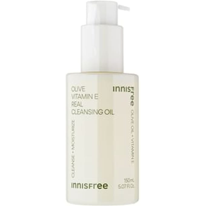 Innisfree Olijf Vitamine E Real Cleansing Foam Hydraterend & Mild Gezichtsreiniger 150g x 2 stuks white
