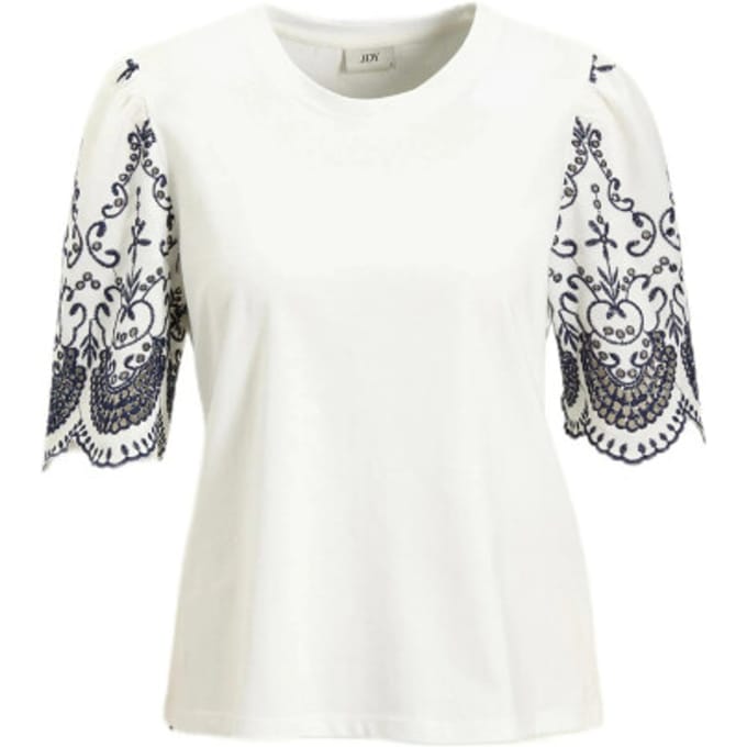 Jacqueline de Yong Oma broderie anglaise top