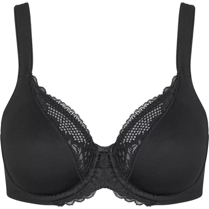 Triumph Modern Lace+Cotton W Vrouwen Beha - BLACK - Maat E90