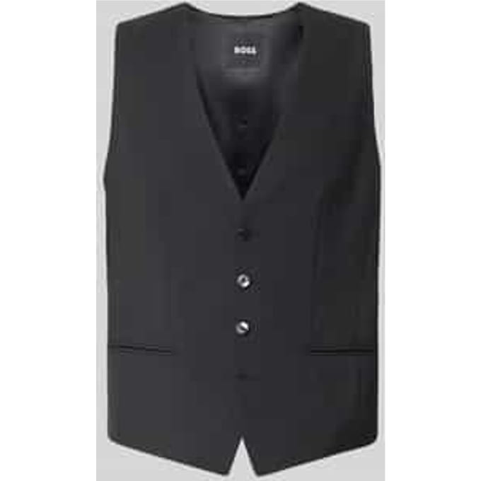 Regular fit gilet van scheerwolmix
