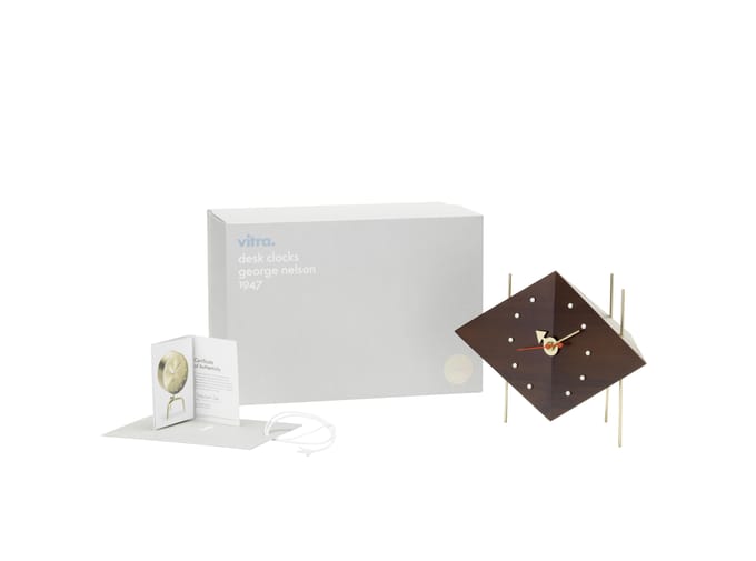 Vitra - Diamond Clock - bruin