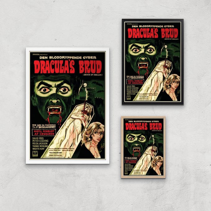 Dracula's Brud Giclee Art Print - A4 - Print Only