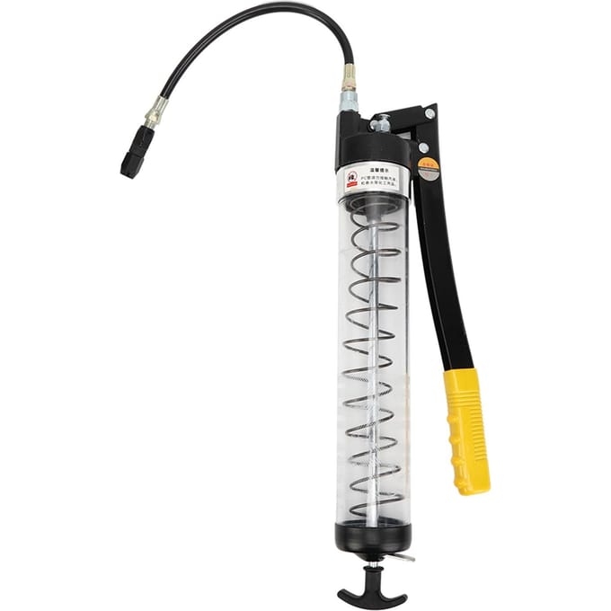 6000PSI Vetspuit Zichtbare Transparante Buis Draagbaar Auto Auto Gereedschap Accessoire black