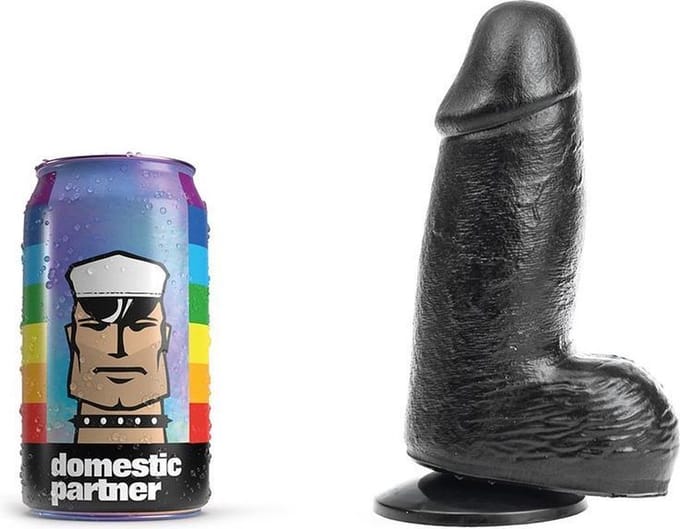 Domestic Partner - Dildo Hans - Small - Zwart